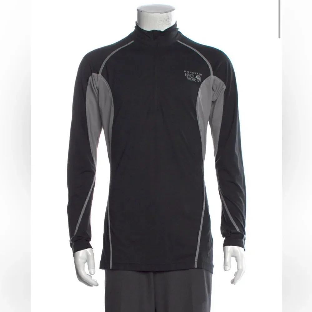 Mountain Hardwear Merino Wool Colorblock Pattern Sweatshirt